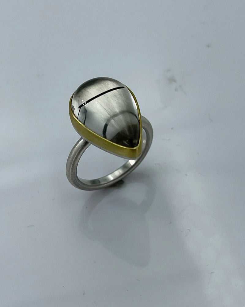 Heather Guidero Tourmalated Quartz Ring