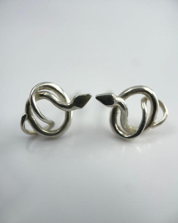Annette Ferdinandsen Little Serpent Stud Earrings
