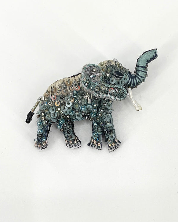 Forest Elephant Brooch