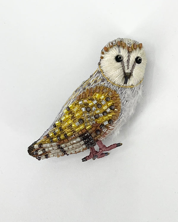Golden Owl Brooch