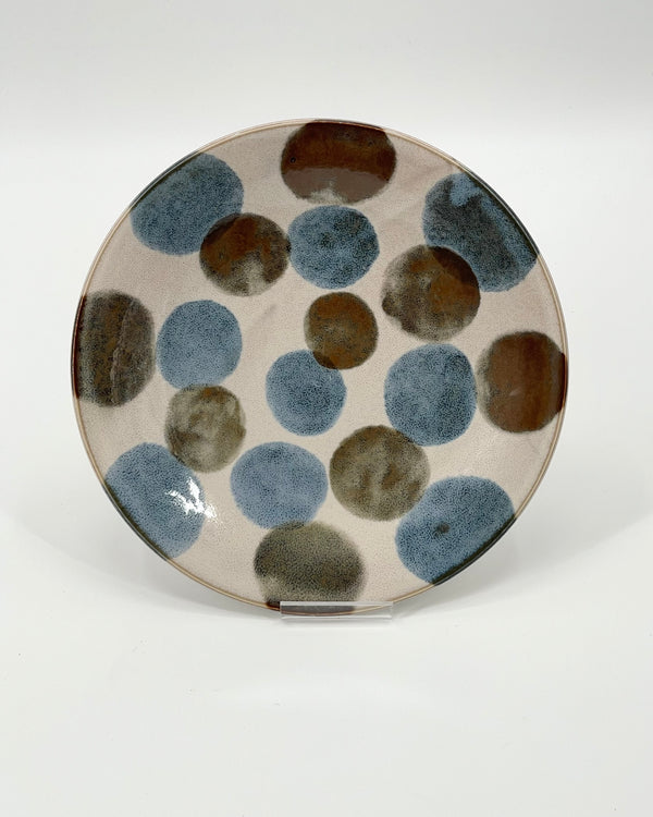 Rustic Dots 11" Plate