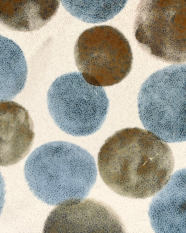 Rustic Dots 11" Plate