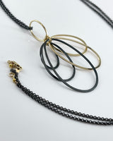 Dana Kellin Dark Silver and Gold Necklace
