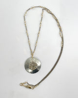 Dana Kellin Crystal Silver Pendant Necklace