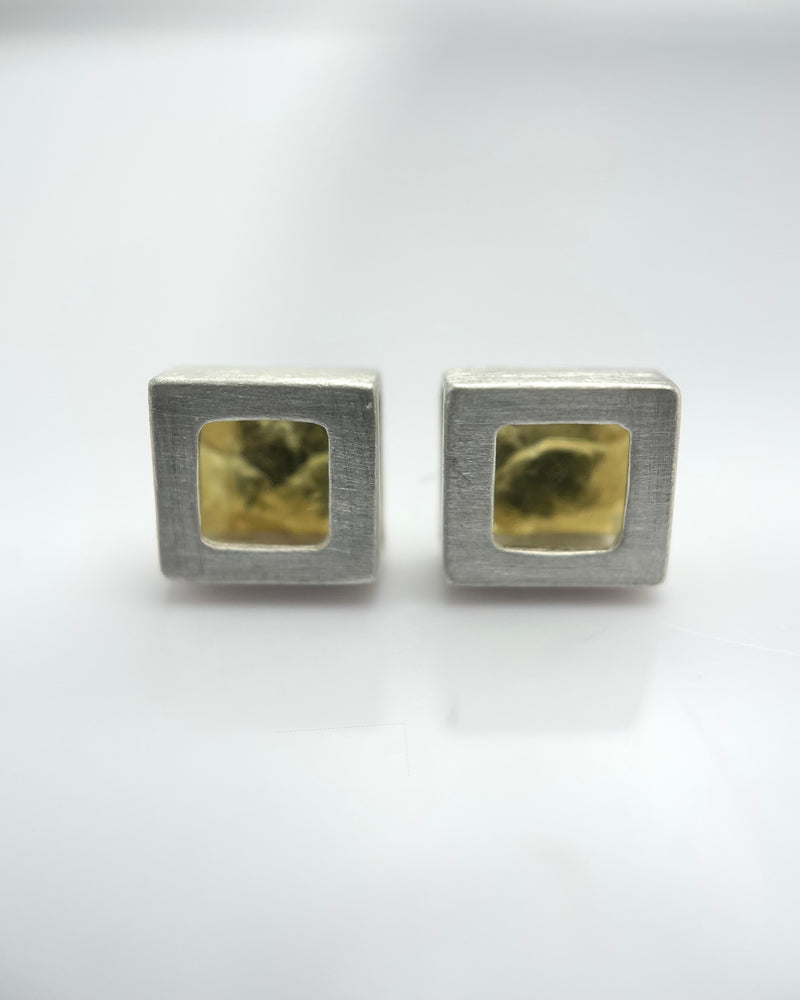 Heather Guidero Square Shadow Earrings