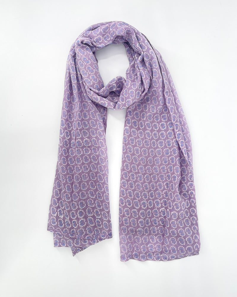 Block Printed Cotton Scarves