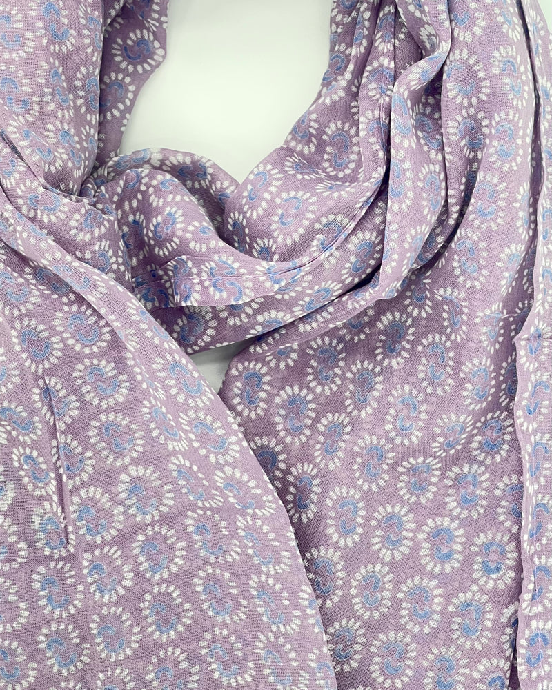 Block Printed Cotton Scarves