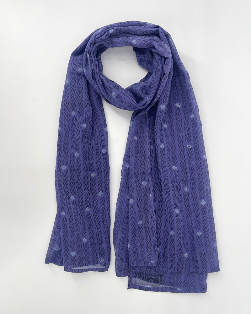 Block Printed Cotton Scarves