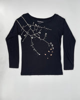Sleeved Cherry Blossom Bamboo T-Shirt