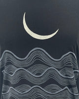 Full Fathoms Gold Moon and Ocean Waves T-Shirt