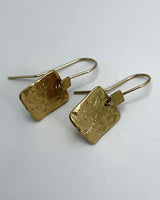 Julie Cohn Artifact Square Bronze Earring