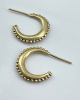 Julie Cohn Dotted Huggie Hoop Earrings