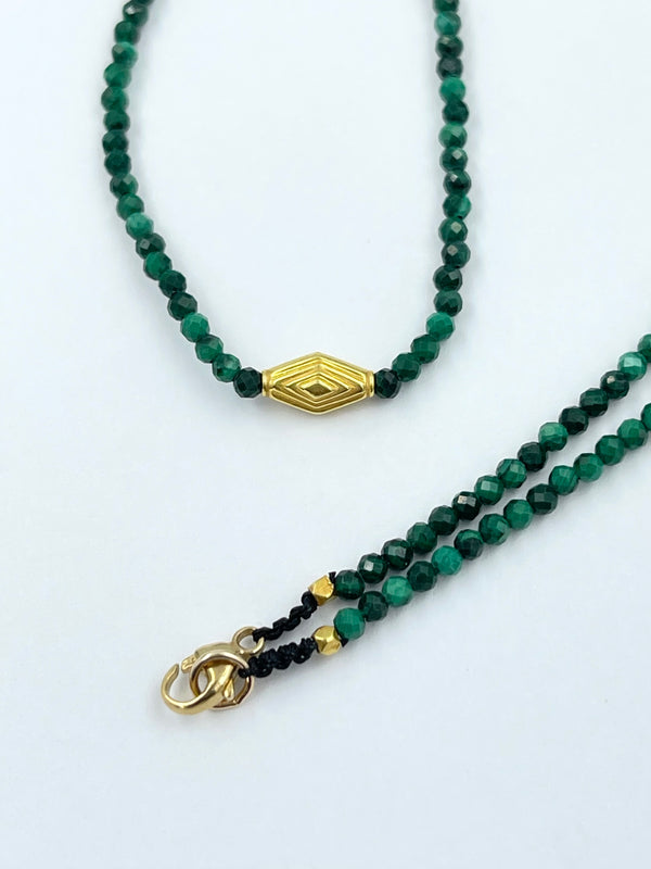 Margaret Solow Malachite Necklace