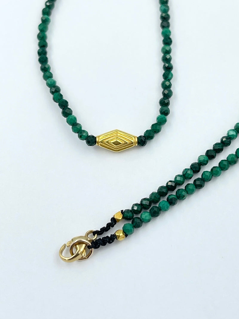 Margaret Solow Malachite Necklace