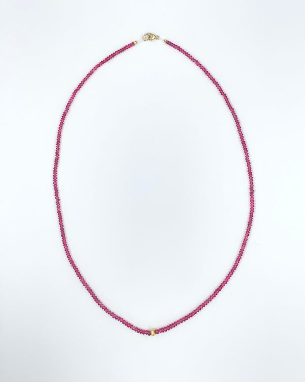 Margaret Solow Pink Spinel Necklace