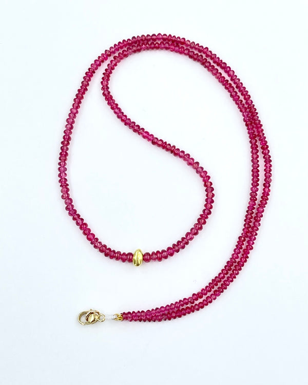 Margaret Solow Pink Spinel Necklace