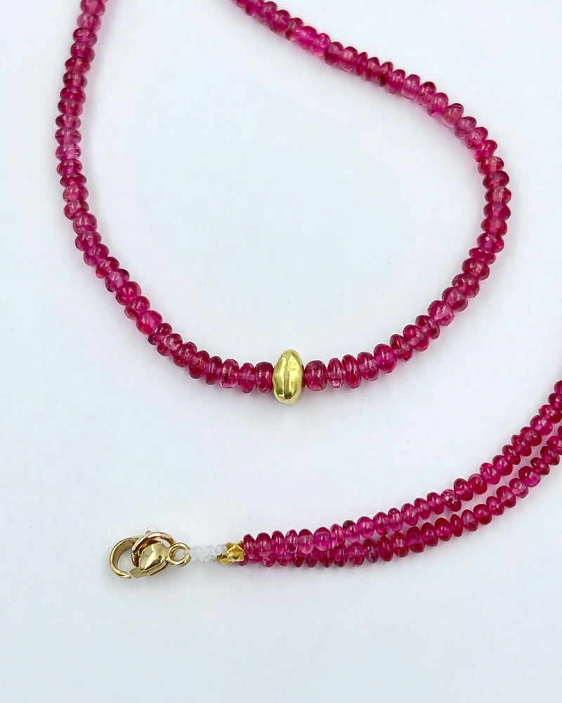 Margaret Solow Pink Spinel Necklace