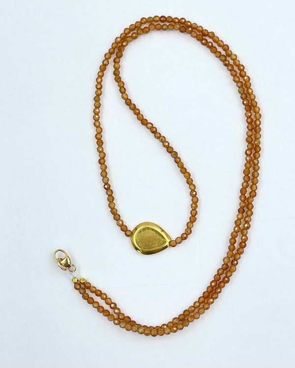 Margaret Solow Hessonite Garnet Necklace