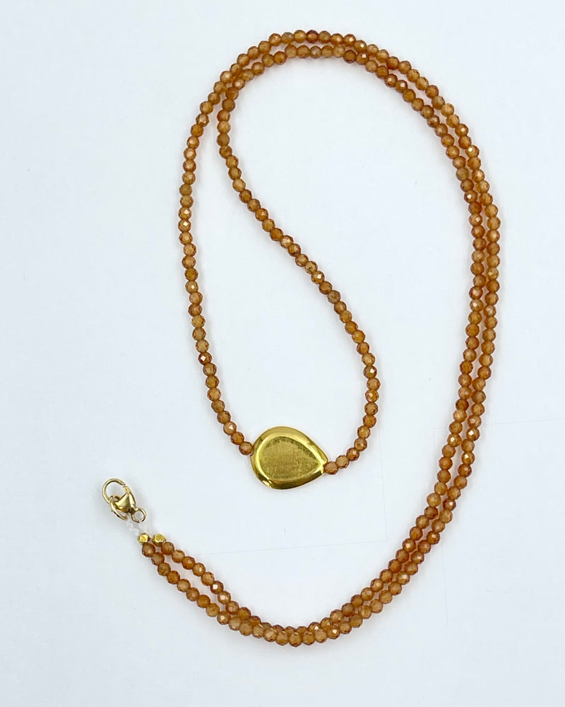 Margaret Solow Hessonite Garnet Necklace