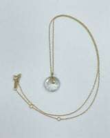Margaret Solow Tourmalated Quartz & Diamond Necklace