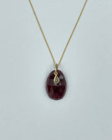 Margaret Solow Tourmaline Quartz & Diamond Necklace