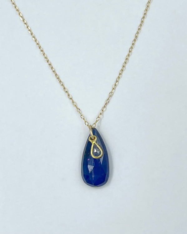 Margaret Solow Kyanite & Diamond Necklace