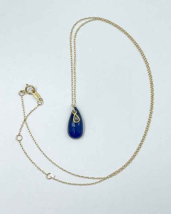 Margaret Solow Kyanite & Diamond Necklace