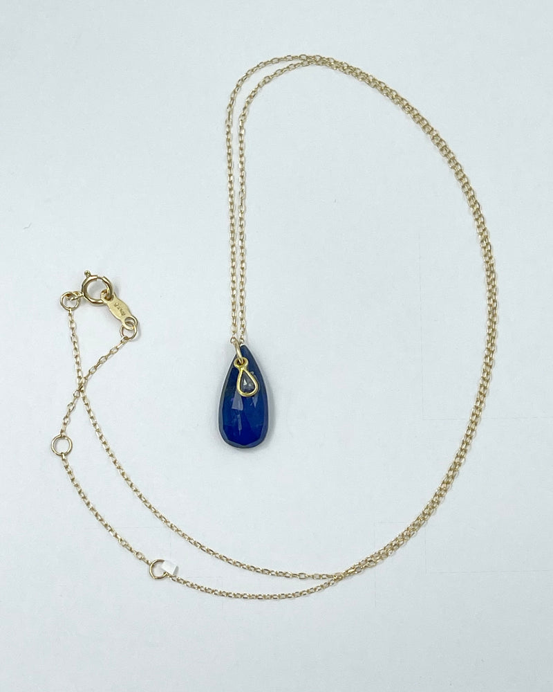 Margaret Solow Kyanite & Diamond Necklace