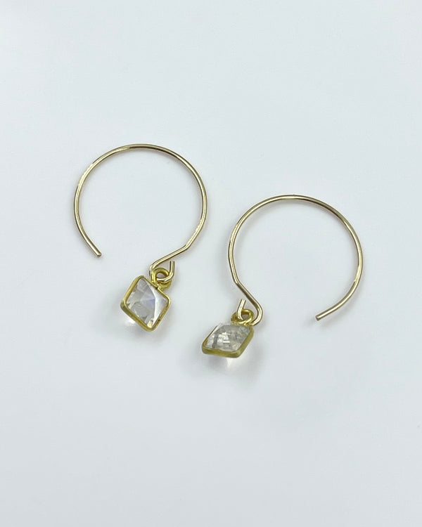 Margaret Solow Rainbow Moonstone Earrings