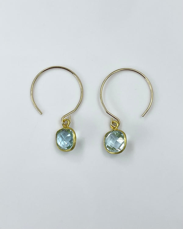 Margaret Solow Blue Topaz Earrings