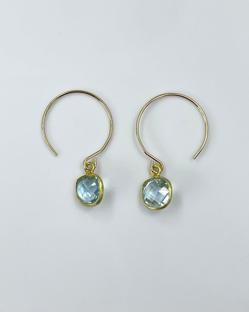 Margaret Solow Blue Topaz Earrings