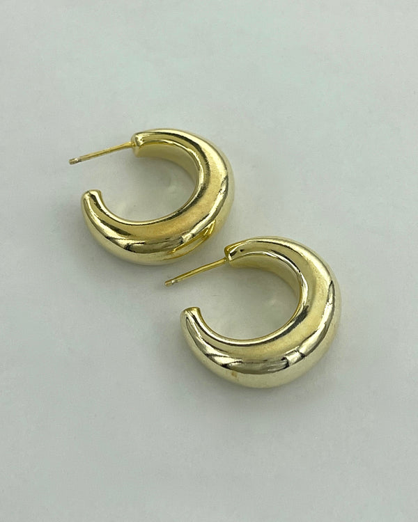 Vaubel Designs Puffy Gold Hoops