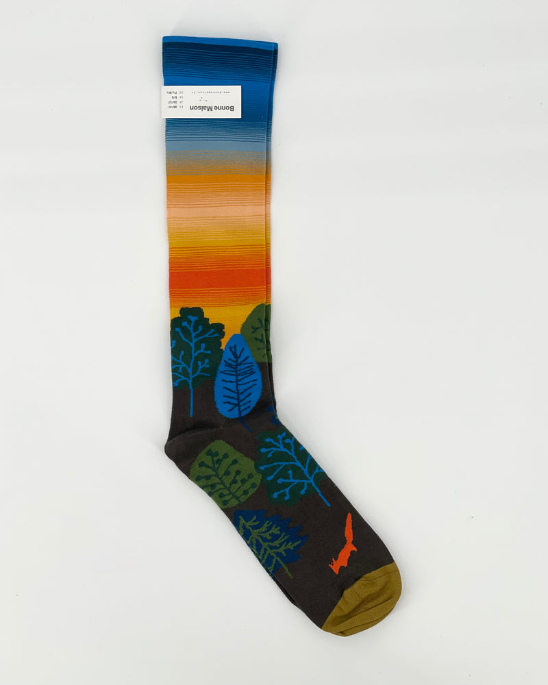 Aurora-Multicolor Women's Knee-High Socks