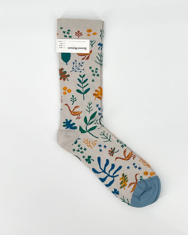 Sowing-Light Grey Women's Socks