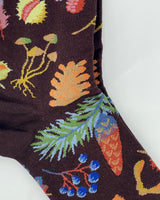 Seedlings-Dark Brown Women's Socks