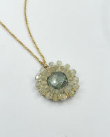 Dana Kellin Sage Mix Pendant Necklace