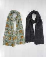 Block Printed Cotton Scarves