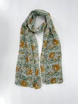 Block Printed Cotton Scarves