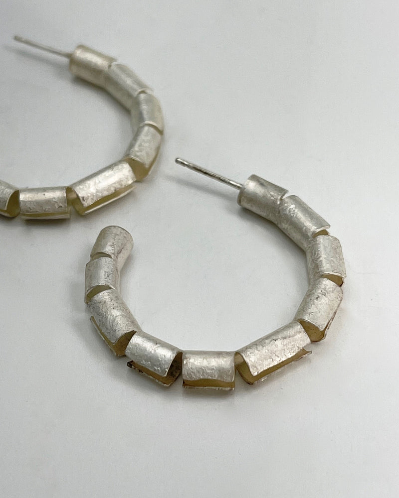 Biba Schutz Segmented Hoop Earrings