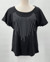 Sun Salutation Dolman T-Shirt, Black