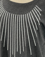 Sun Salutation Dolman T-Shirt, Black