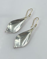 Annette Ferdinandsen Medium Silver Crocus Petal Earrings