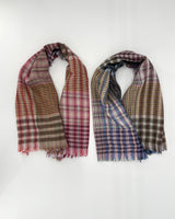 Multi Checks Square Scarf