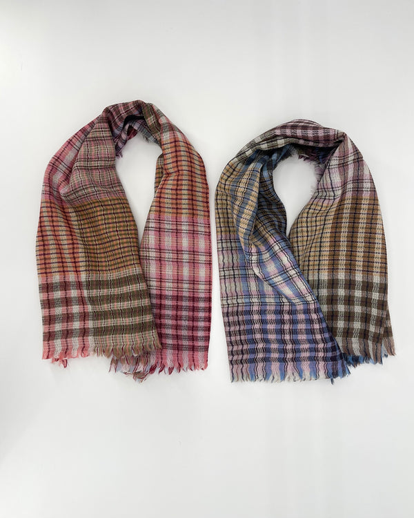 Multi Checks Square Scarf
