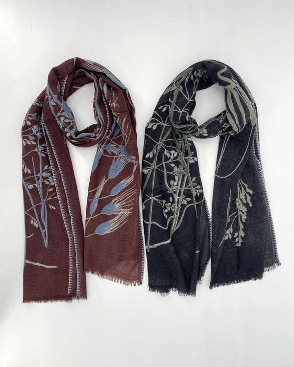 Foliage Wool & Cashmere Scarf