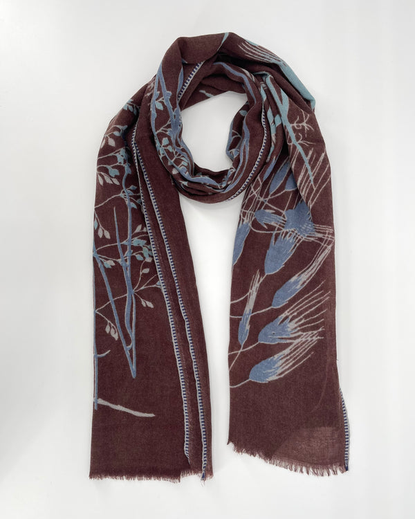 Foliage Wool & Cashmere Scarf