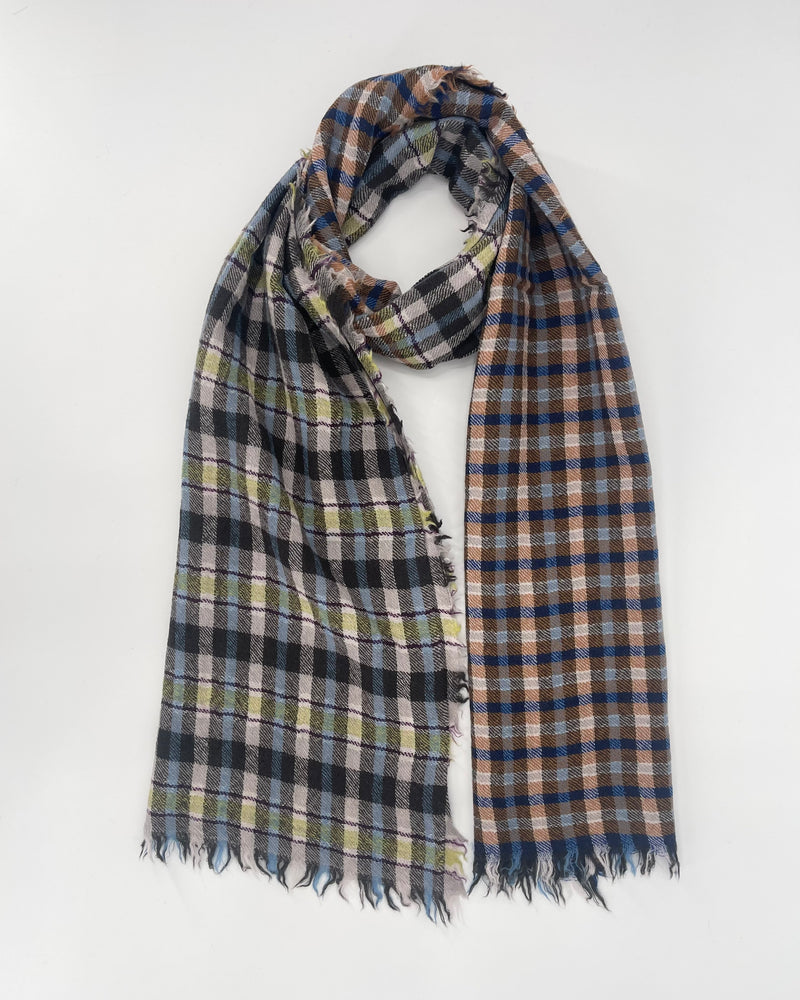 Multi Checks Woven Scarf