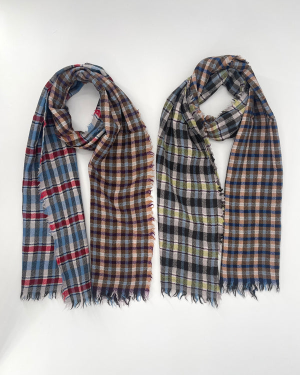 Multi Checks Woven Scarf