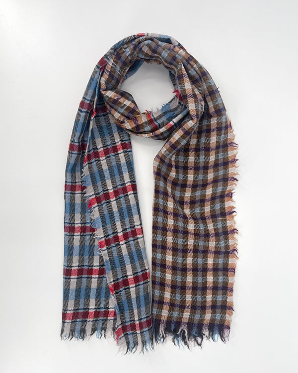 Multi Checks Woven Scarf