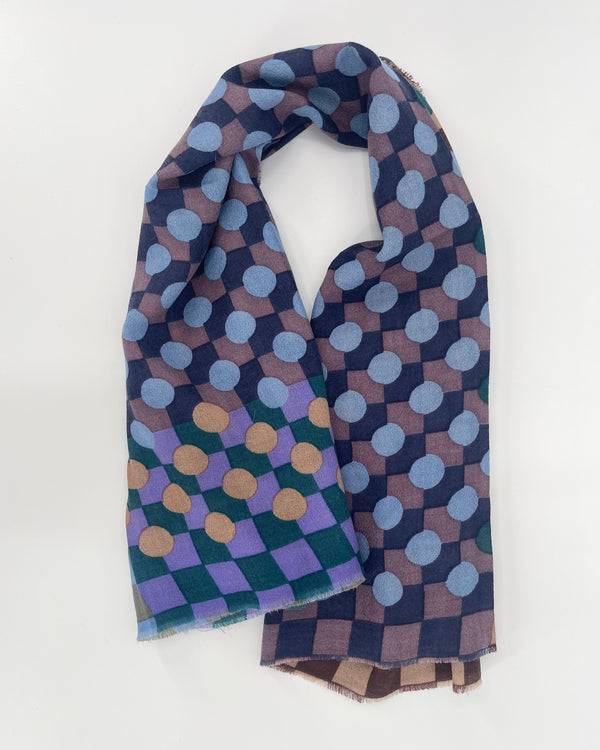 Oversize Square Block Scarf